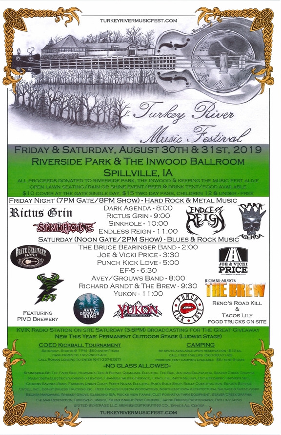 Concert Lineup Banner 2019