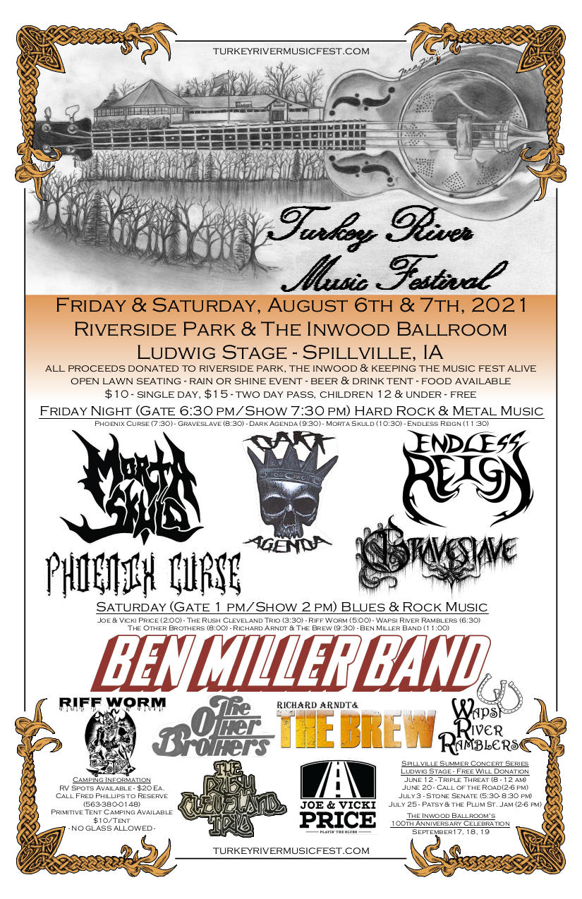 Concert Lineup Banner 2021