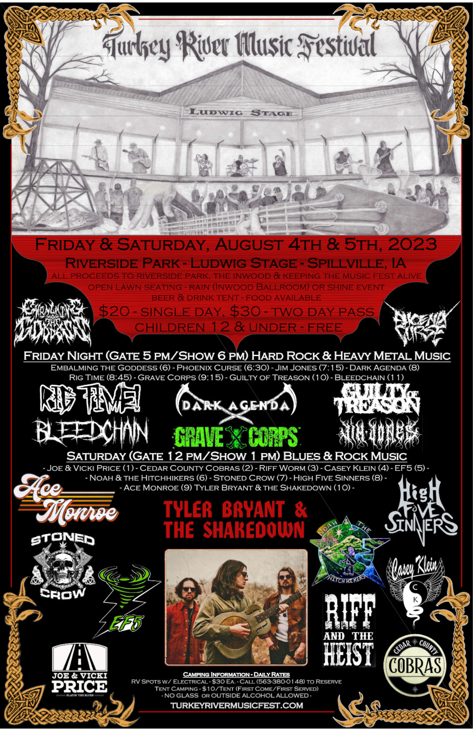 Concert Lineup Banner 2023