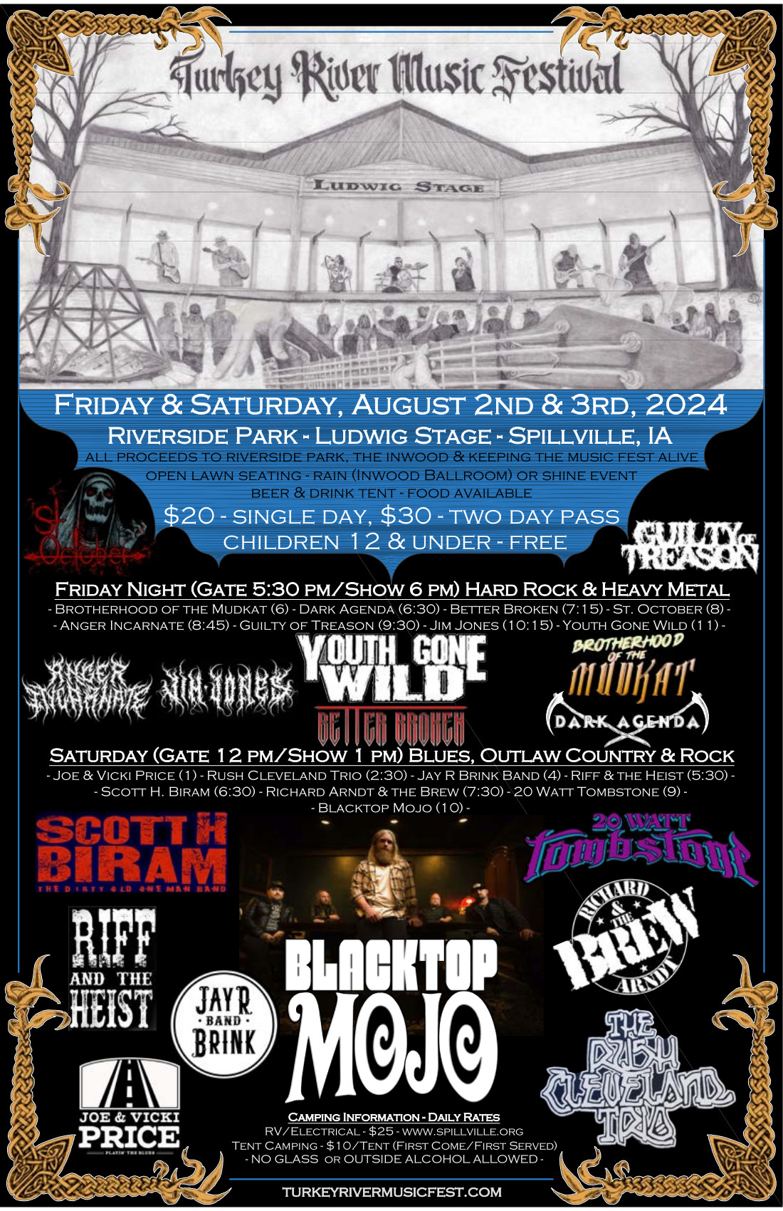 Concert Lineup Banner 2024